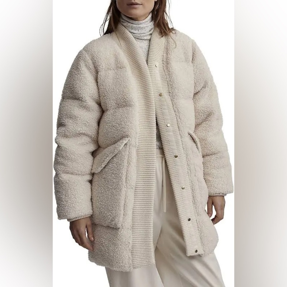 Varley Wynn Sherpa Puffer Coat